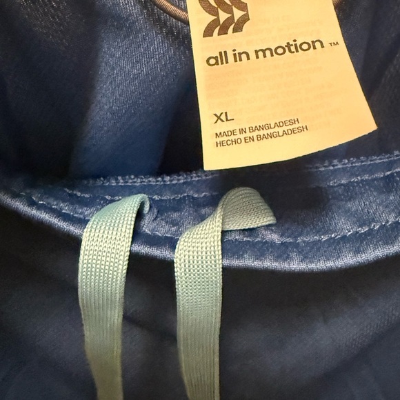 All in Motion Blue Men's Athletic Shorts - Picture 3 of 3